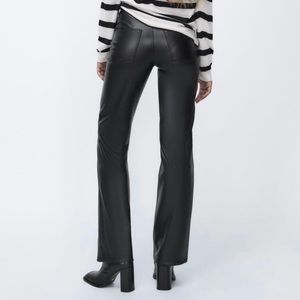 FAUX LEATHER ‘90S WIDE LEG PANTS
BLACK - REF. 2969/242 NEVER WORN